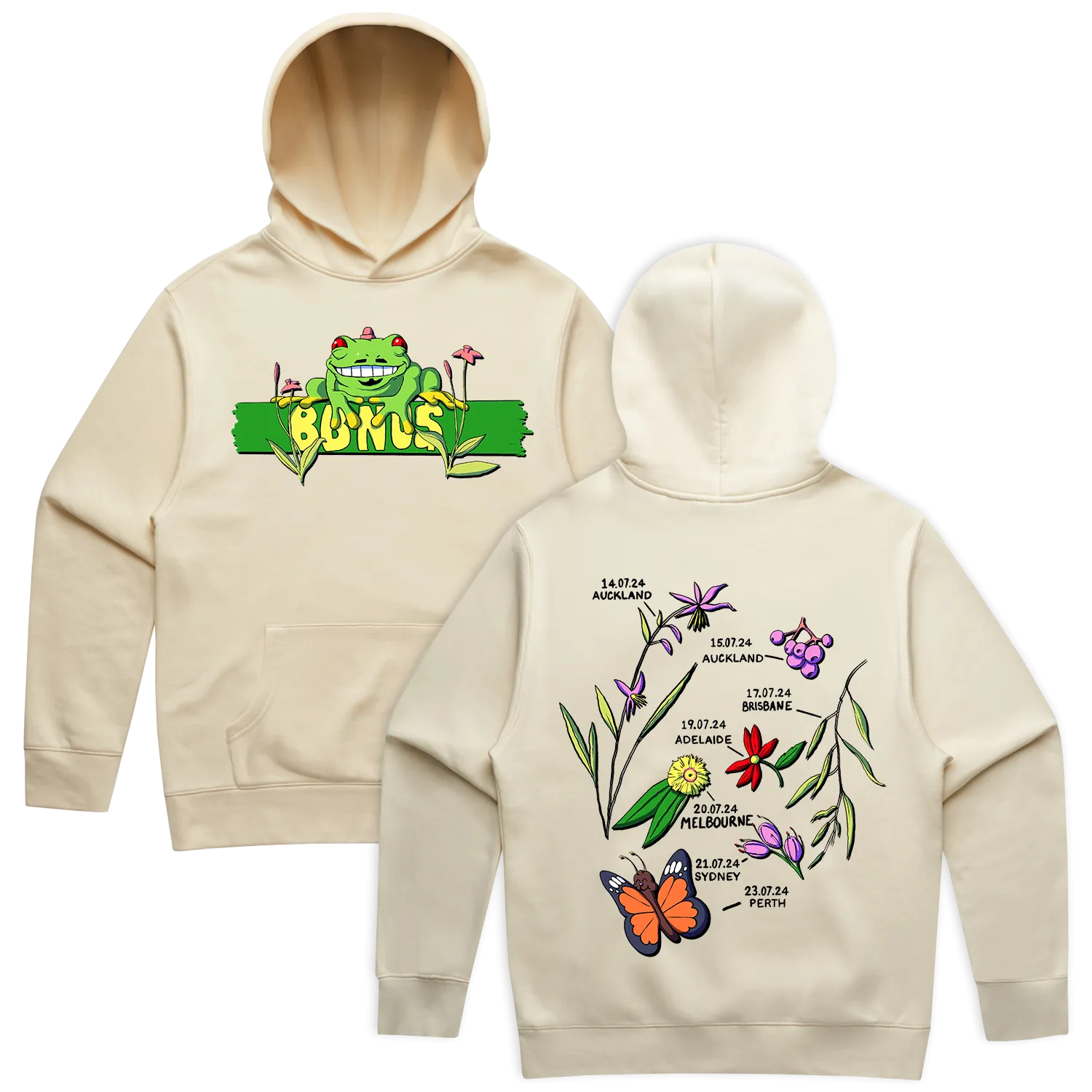 Frog Hoodie (Butter) - Limited Edition