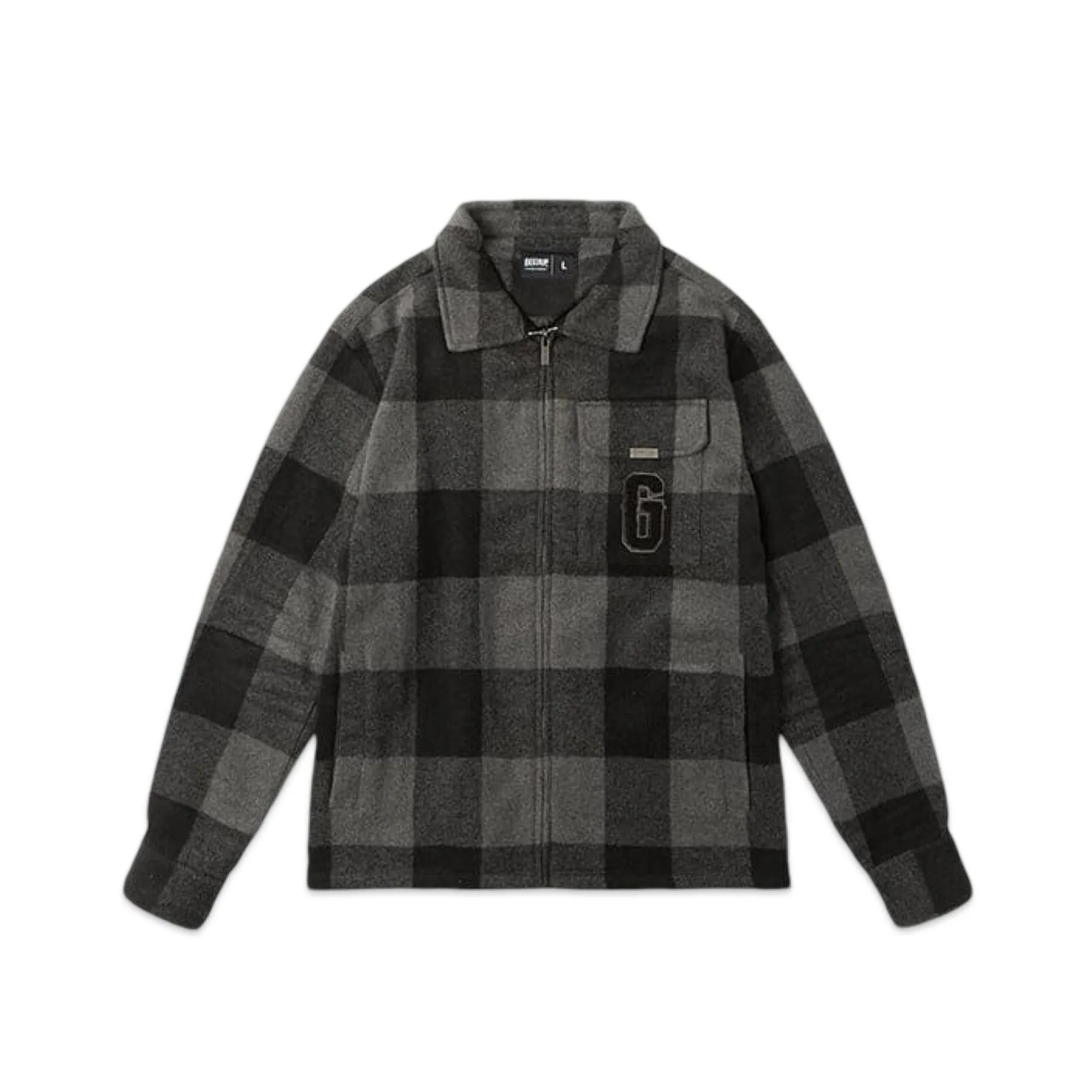 Geedup Play For Keeps Flannel Jacket 'Black/Grey' (2024)