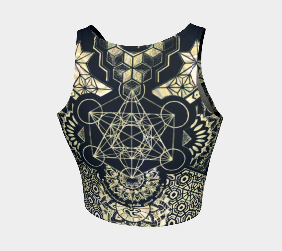 GEOMETRIC GOLD CROP TOP | MIL ET UNE