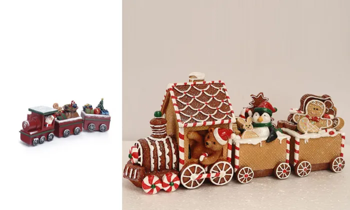 Gingerbread Train Christmas Decoration