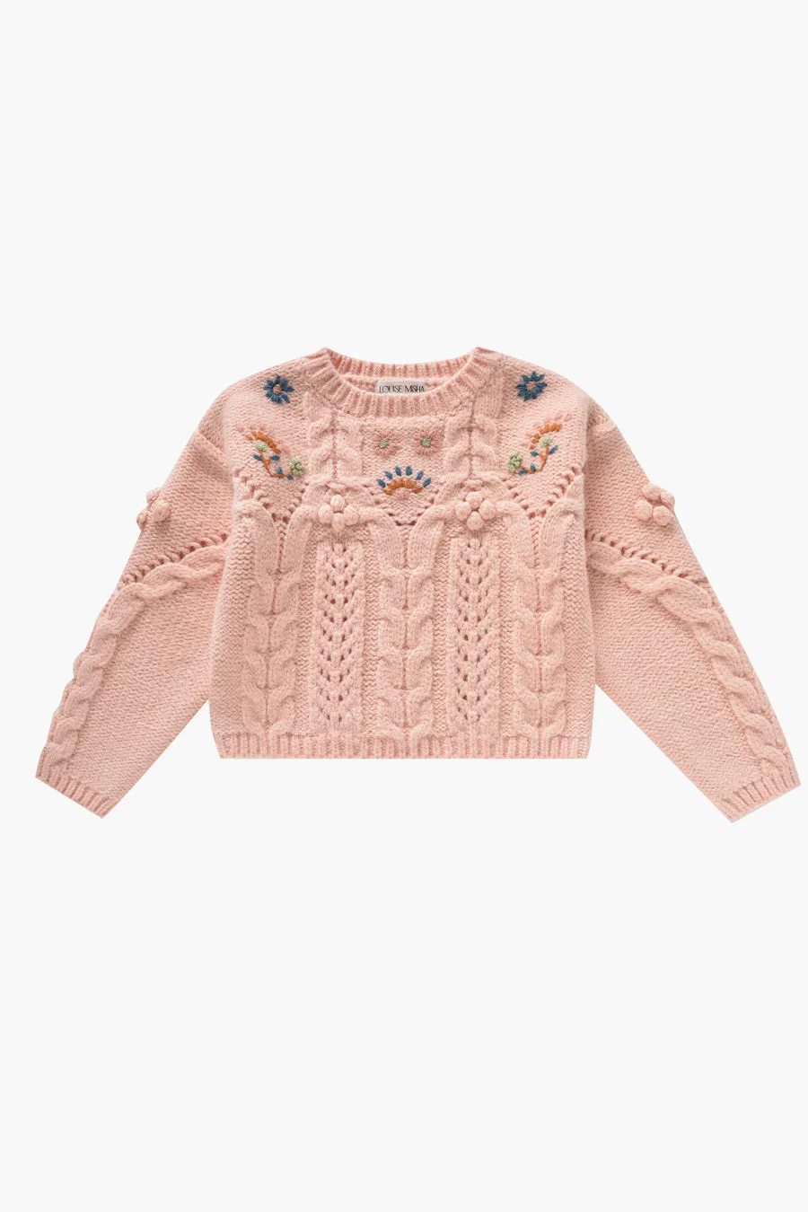 Girls Sweater Louise Misha Georgette Blush