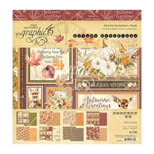 Graphic 45 Collection Pack 12"x 12" - Autumn Greetings