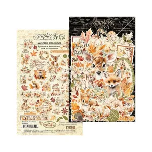 Graphic 45 Ephemera Set - Autumn Greetings