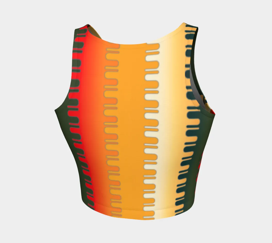 Groovy Athletic Crop Top