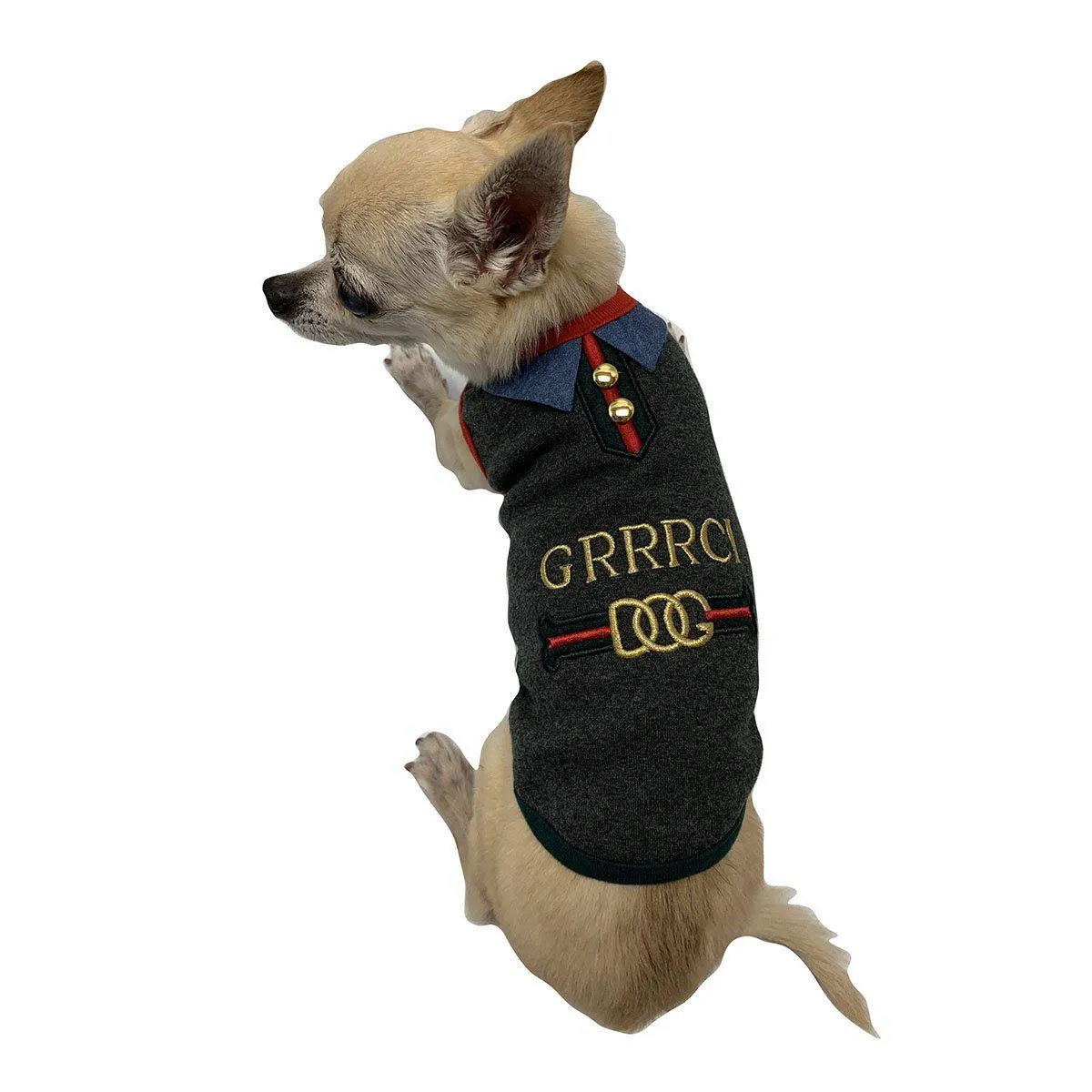 GRRRCI Classic Dog Tank Vintage Black