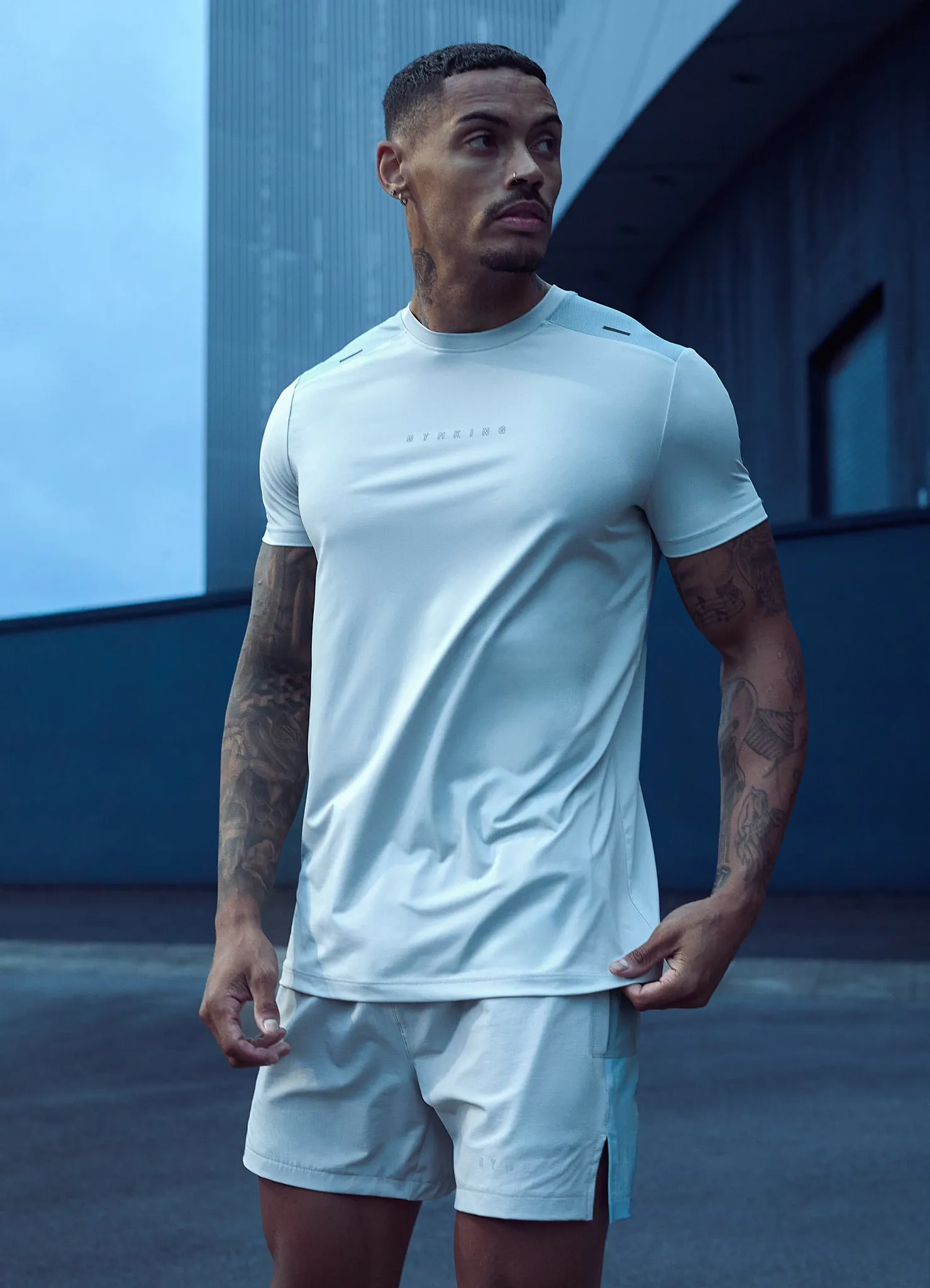 Gym King React Tee - Light Grey