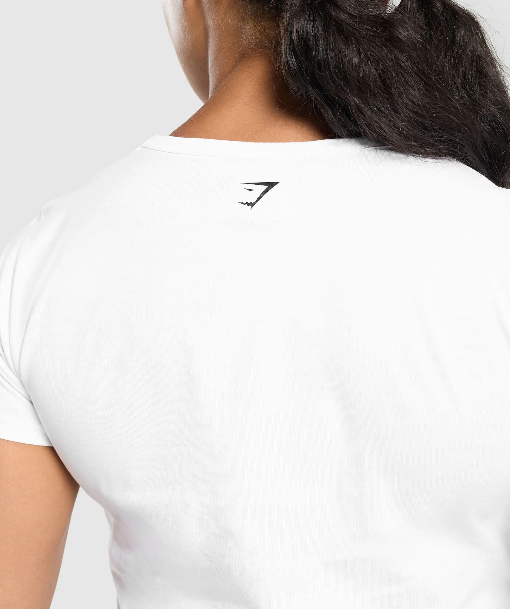 Gymshark Indiyah and Dami x Graphic Baby Tee - White