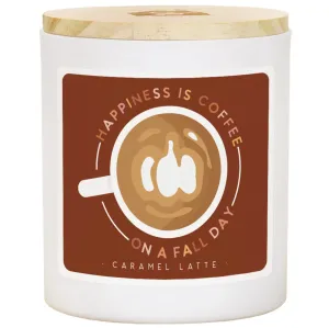 Happiness Fall Coffee Candle