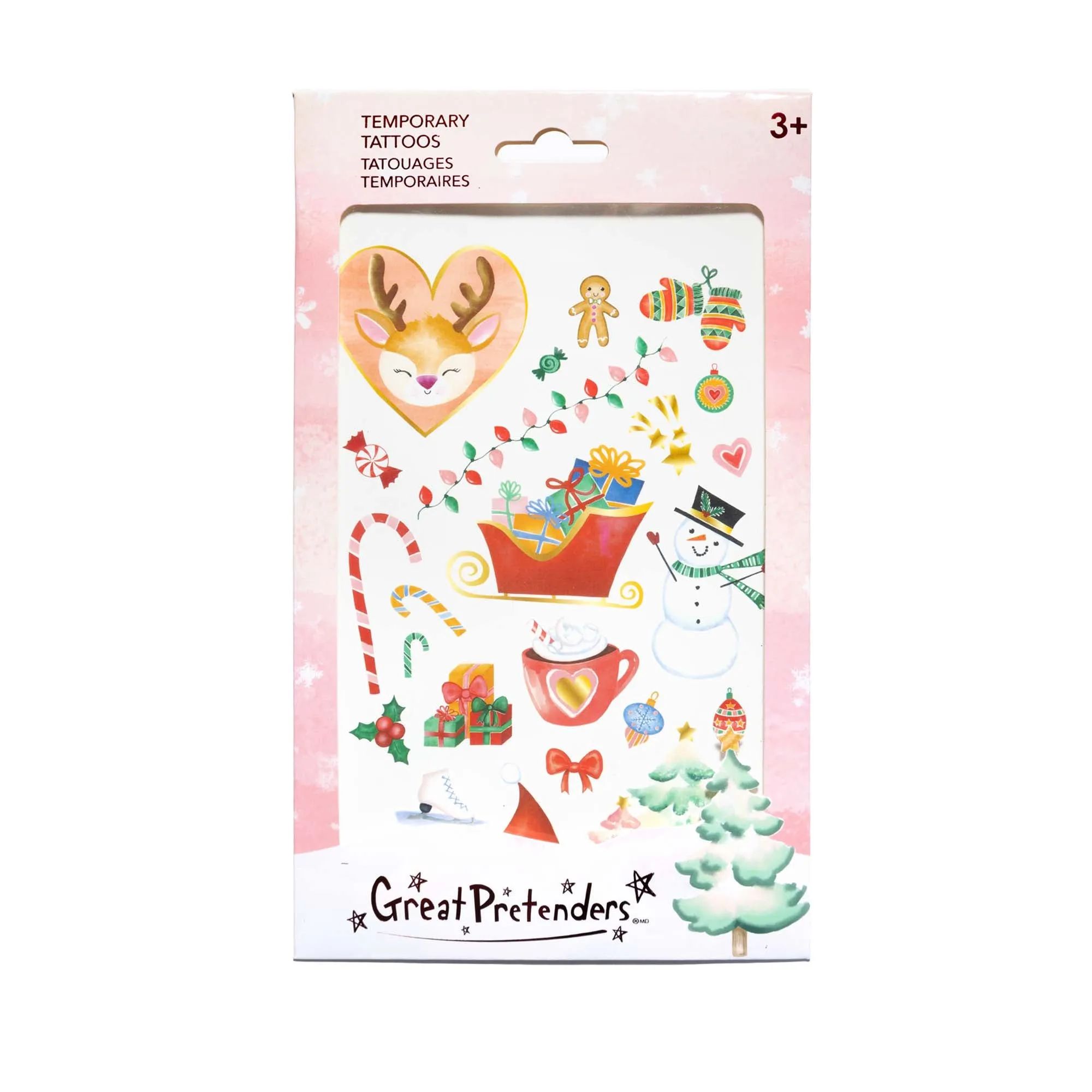 Holiday Temporary Tattoos, 1 Count