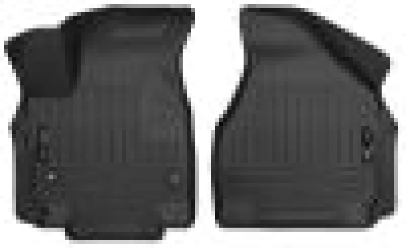 Husky Liners Weatherbeater Floor Liner - Front - Plastic - Black - Mopar Minivan 2017-21 - (Pair)