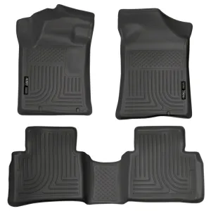 Husky Liners WeatherBeater Front / 2nd Row Floor Liner - Black - Nissan Altima 2013-18