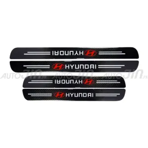 Hyundai Logo Carbon Fiber Sill Protector