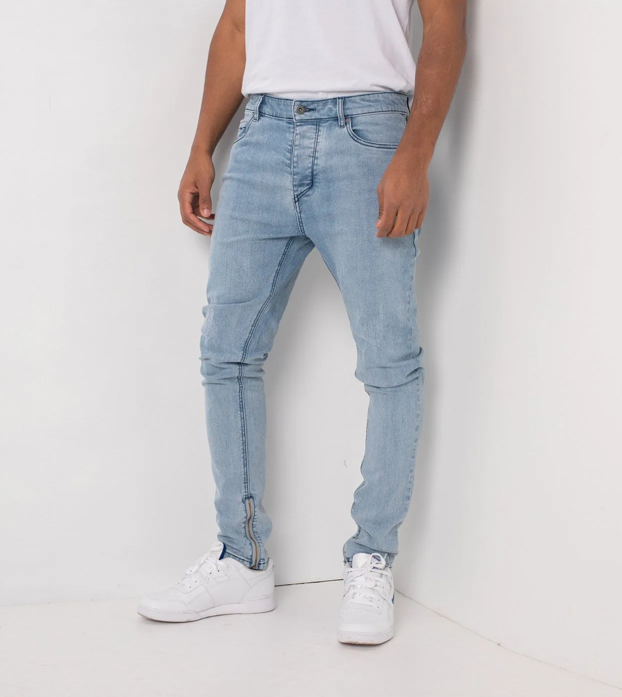 Joe Blow Zip Denim Arctic Wash