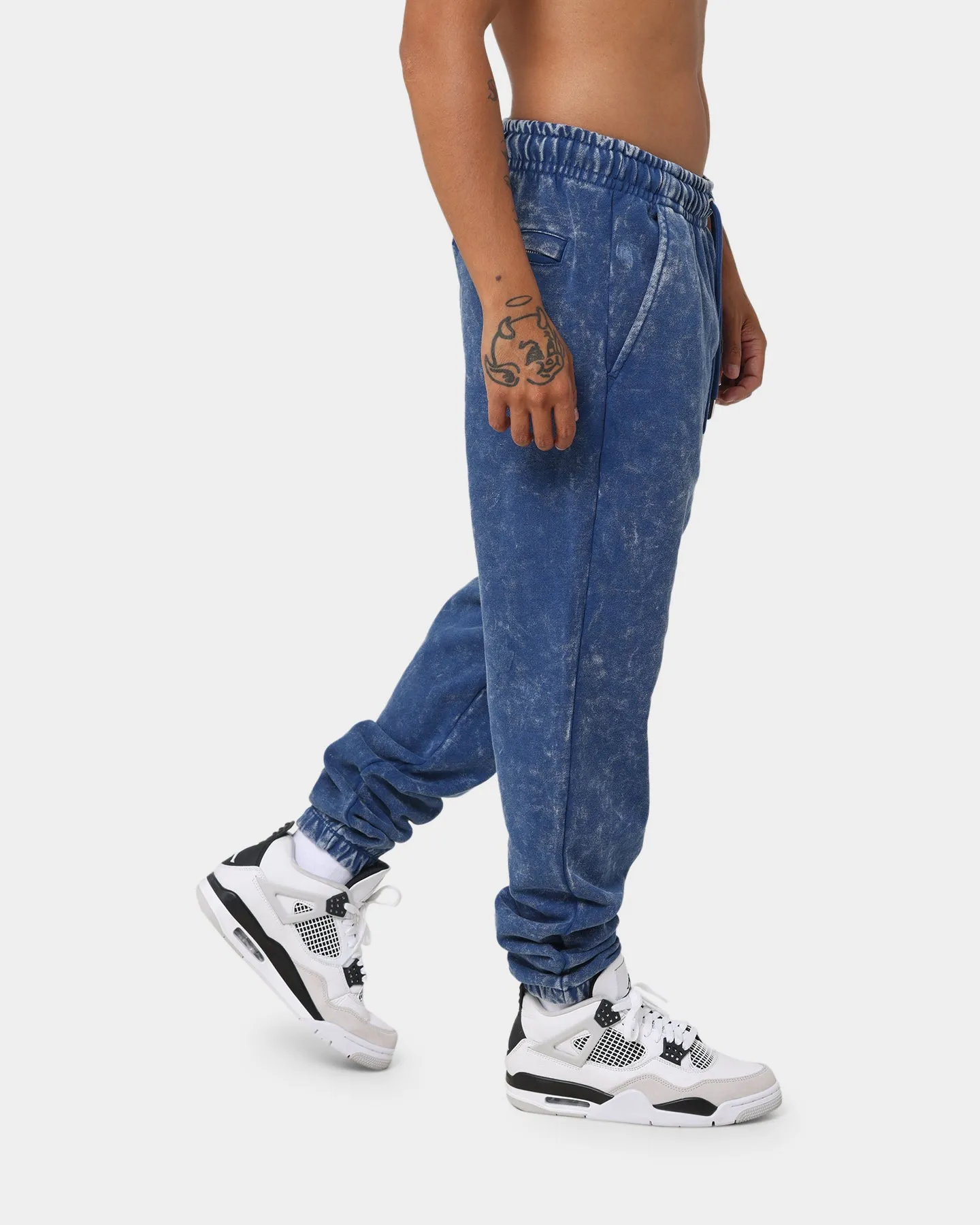 Jordan Essential Statement Washed Fleece Pants French Blue