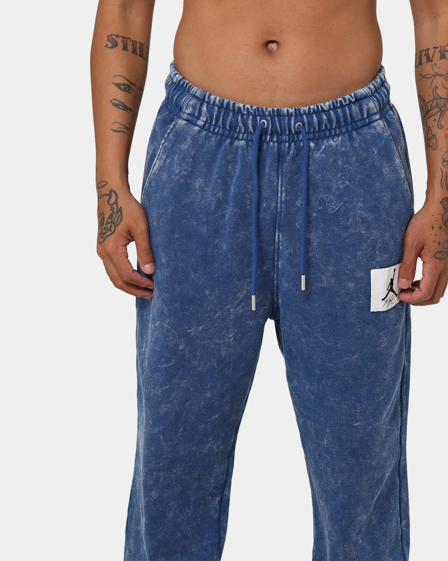 Jordan Essential Statement Washed Fleece Pants French Blue