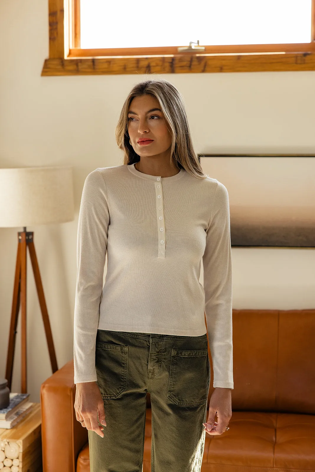 Karina Long Sleeve Henley