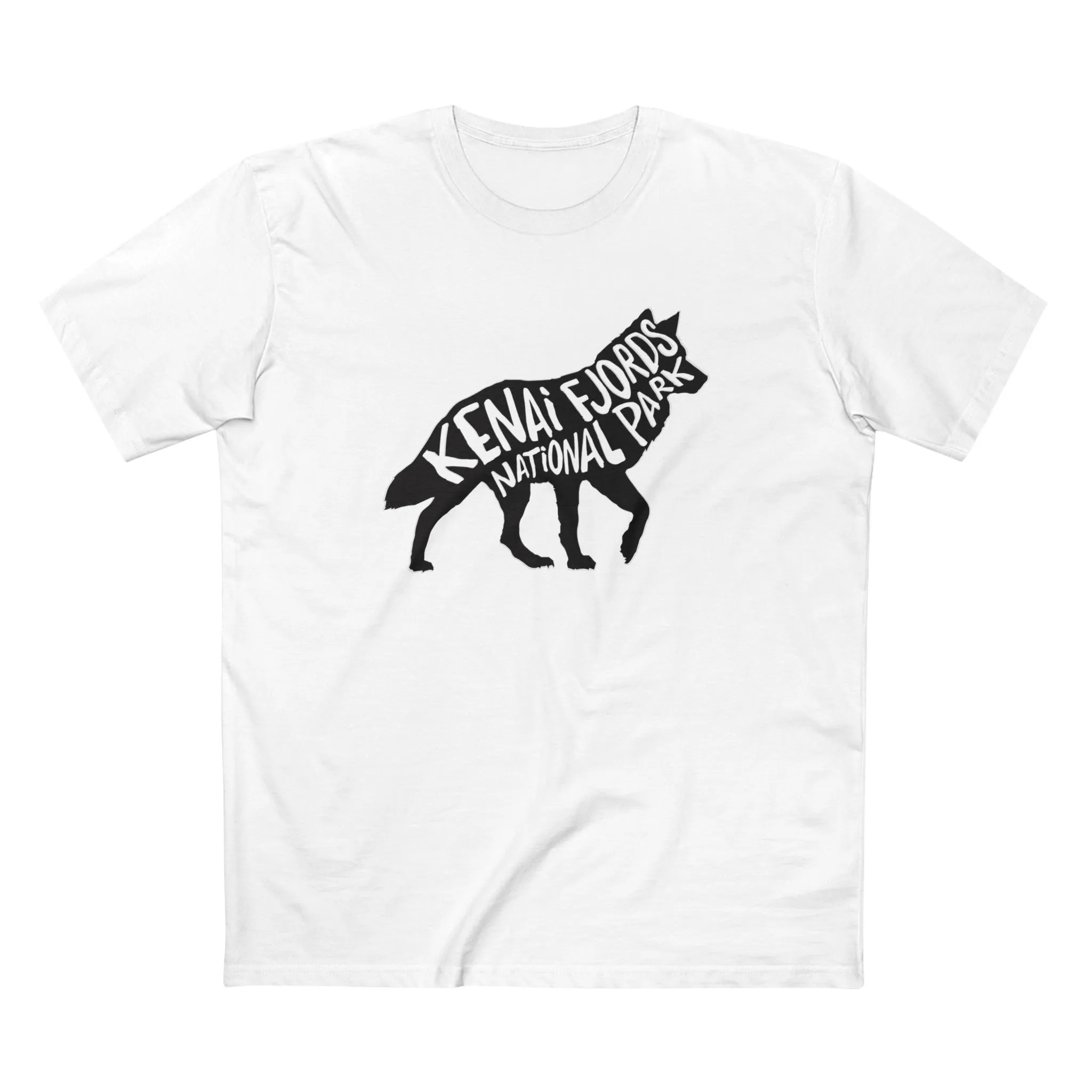 Kenai Fjords National Park T-Shirt - Gray Wolf