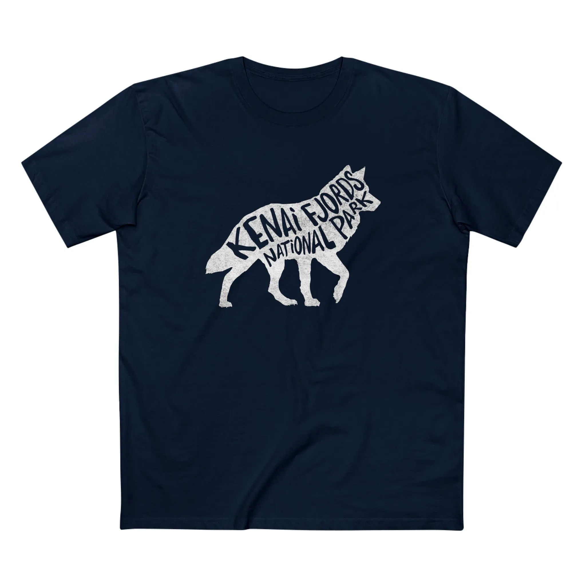 Kenai Fjords National Park T-Shirt - Gray Wolf