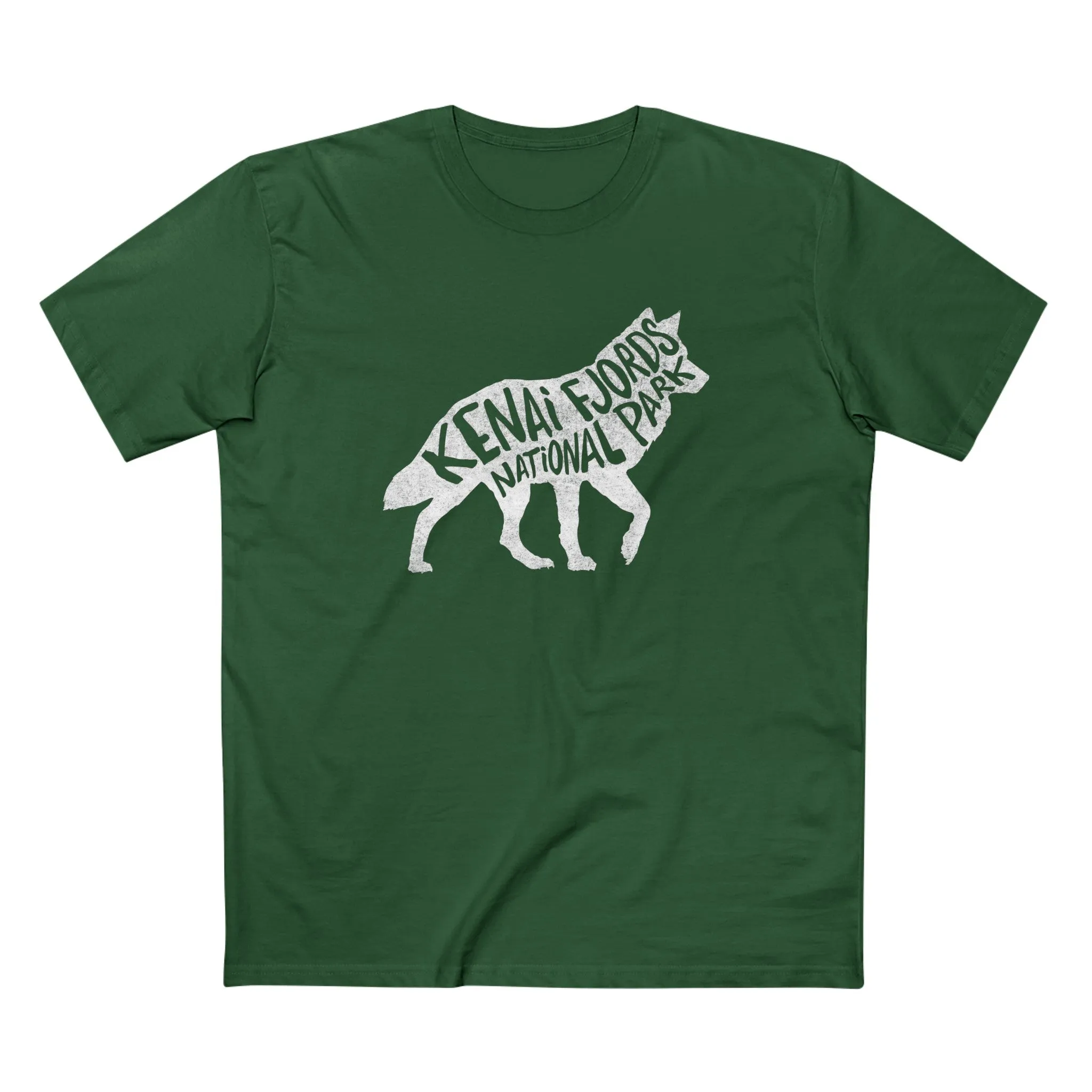 Kenai Fjords National Park T-Shirt - Gray Wolf