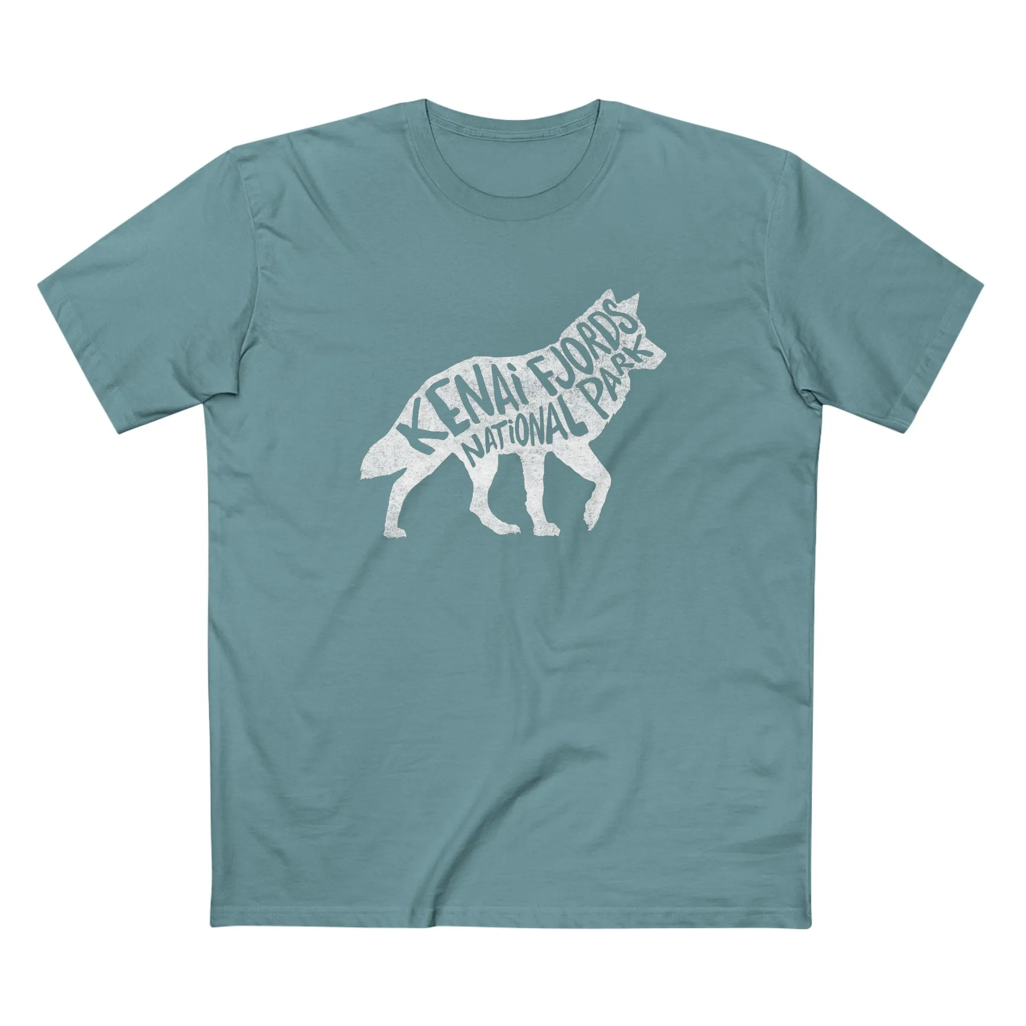 Kenai Fjords National Park T-Shirt - Gray Wolf