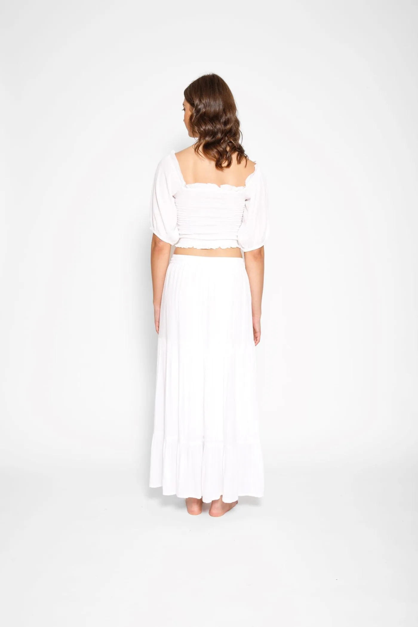 Koy Miami Tiered Long Skirt