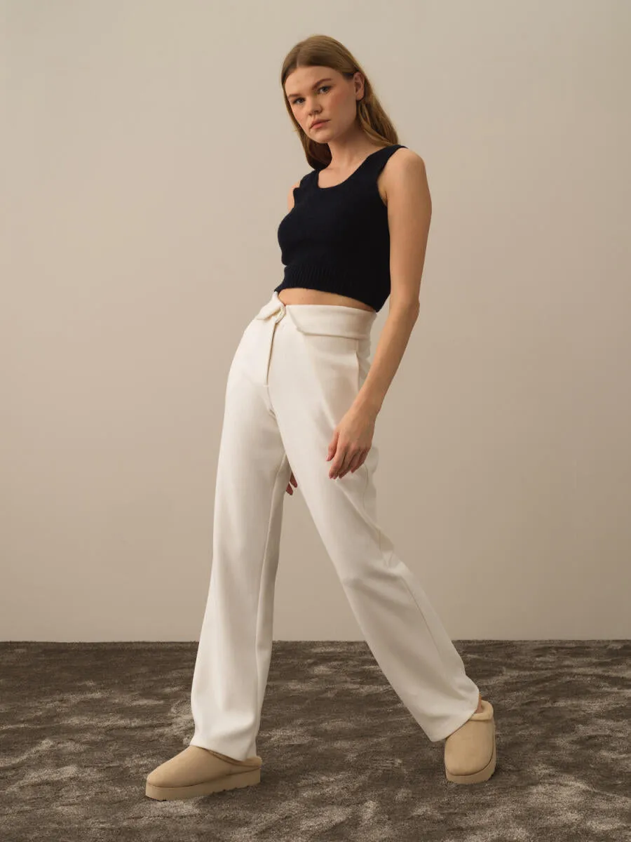 Lena Knit Foldover Sweatpants