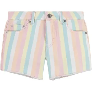 Levi's Printed Fray Hem Gf Shorts Pear Sorbet