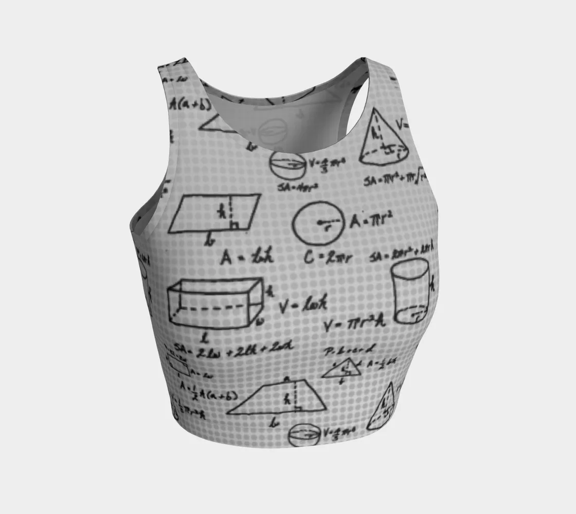 Mathlete Athletic Crop Top