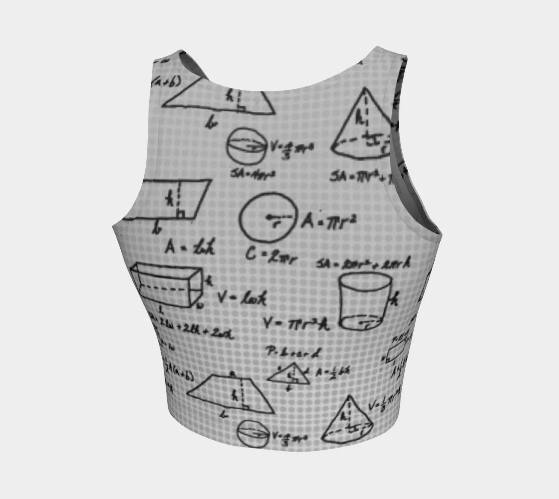 Mathlete Athletic Crop Top