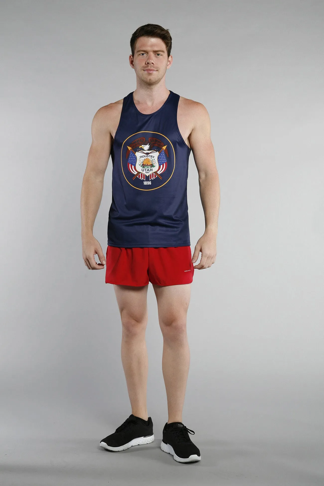 Men's Competitor Lite Printed Singlet [U-Z] - Utah