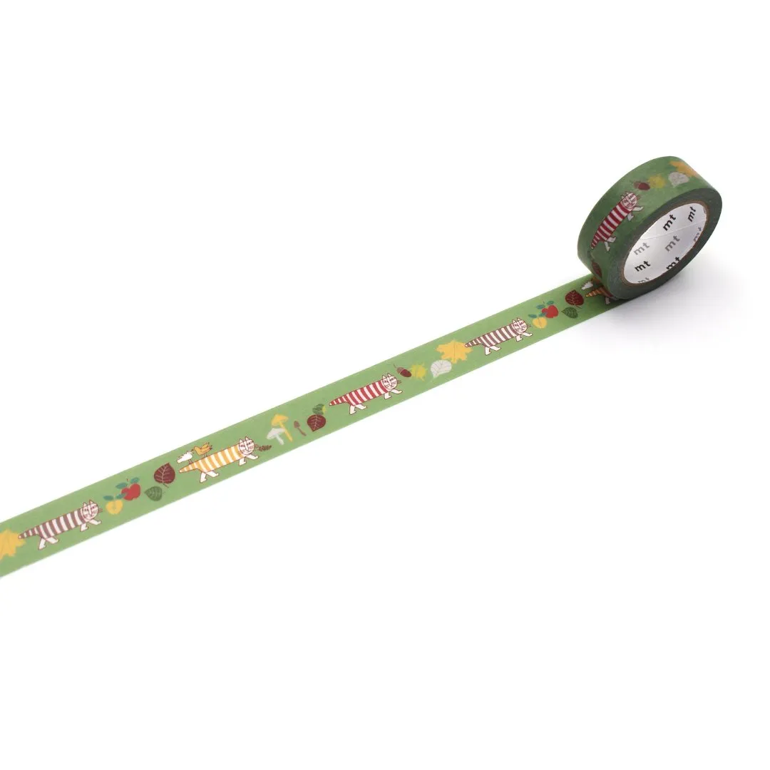 MT x Lisa Larson Washi Tape - Autumn Mikey