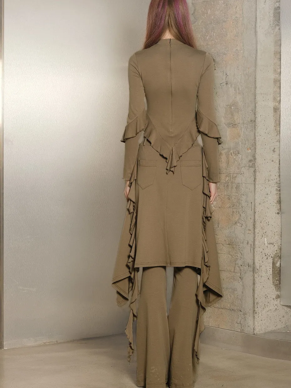 NORTH NODE Asymmetrical Layered Ensemble Set - Earth Tones