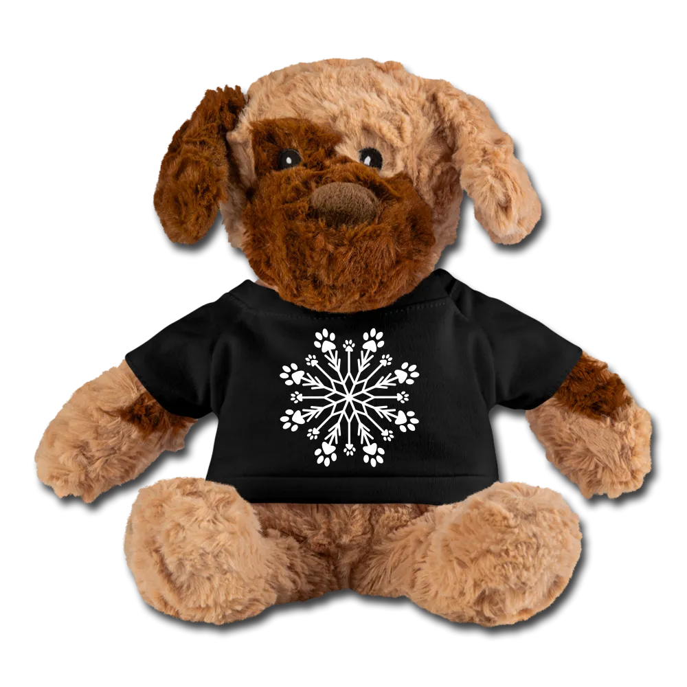 Paw Snowflake Plush Dog