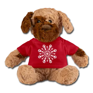 Paw Snowflake Plush Dog