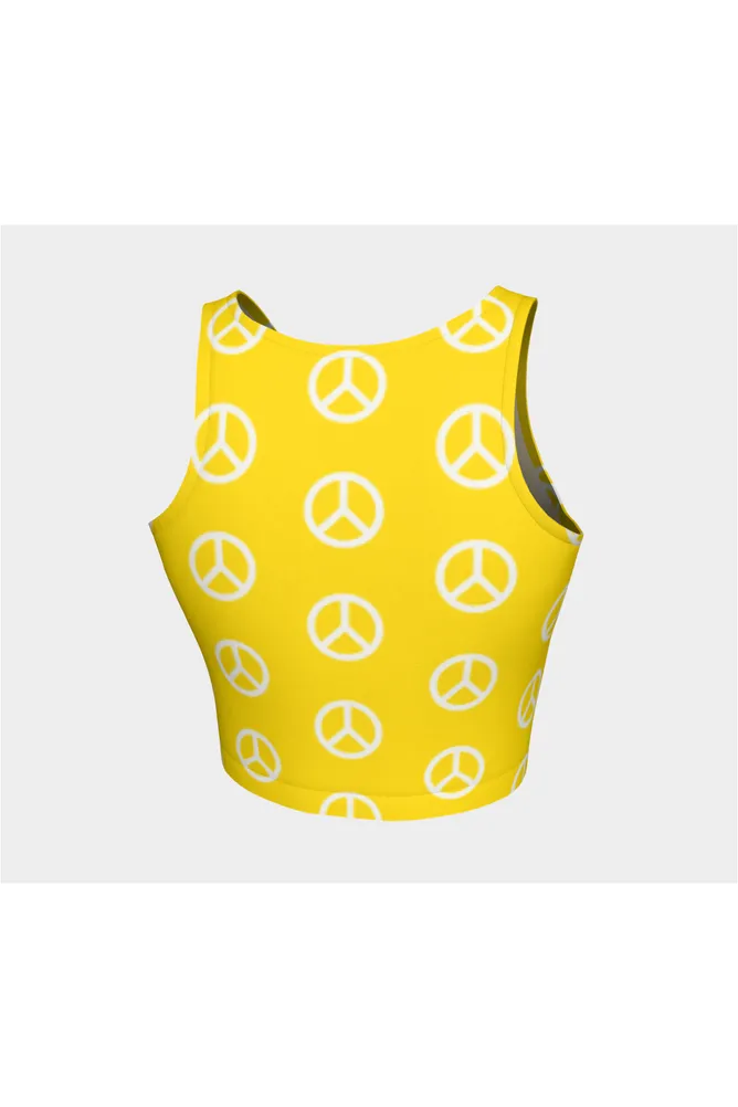 Peace Print Athletic Top