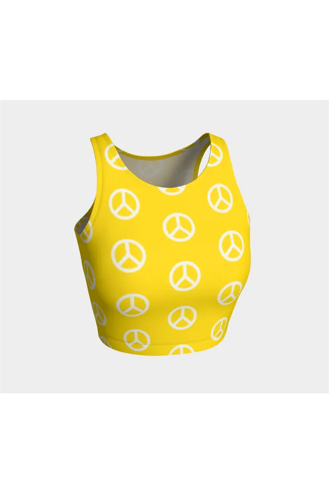 Peace Print Athletic Top