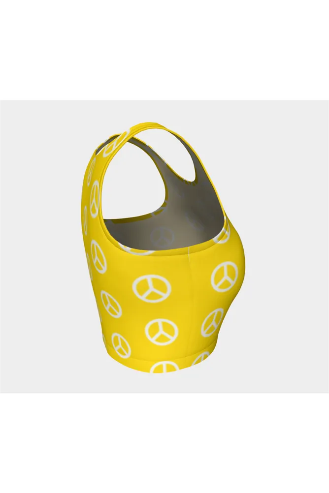 Peace Print Athletic Top