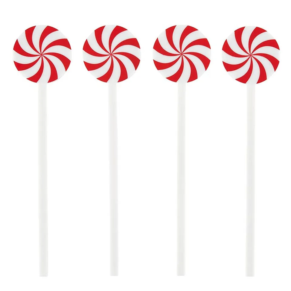 Peppermint Acrylic Stir Sticks