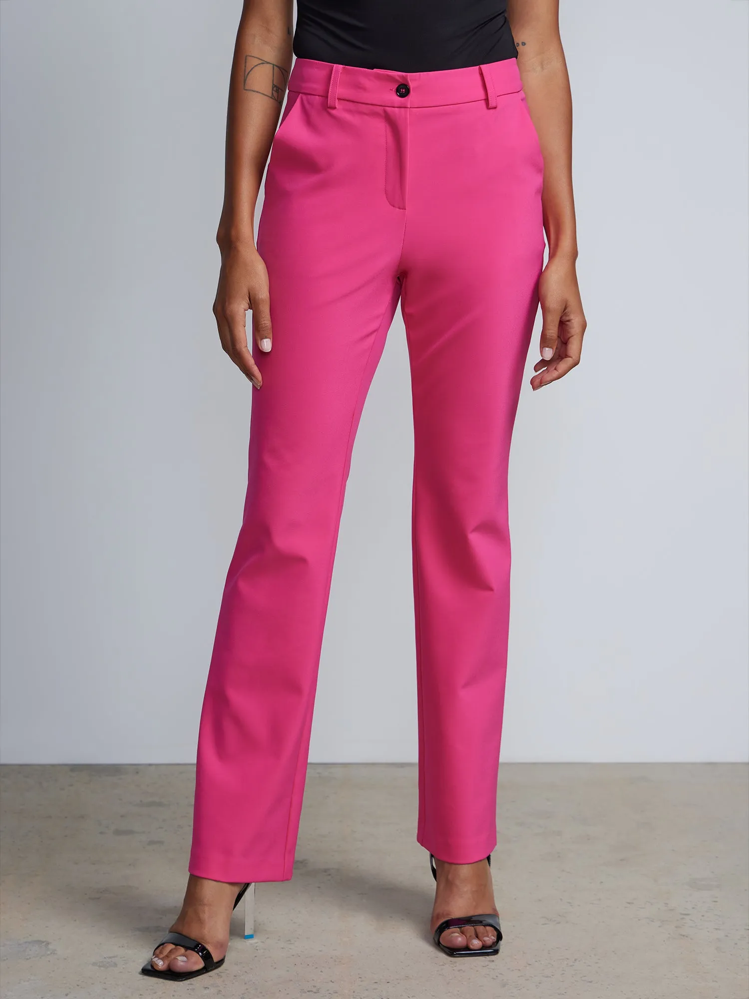 Petite High Rise Bootcut Pant