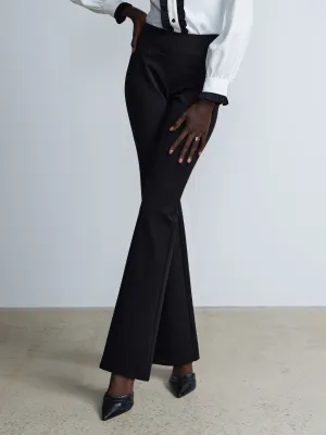 Petite Ponte Bootcut High-Rise Pants