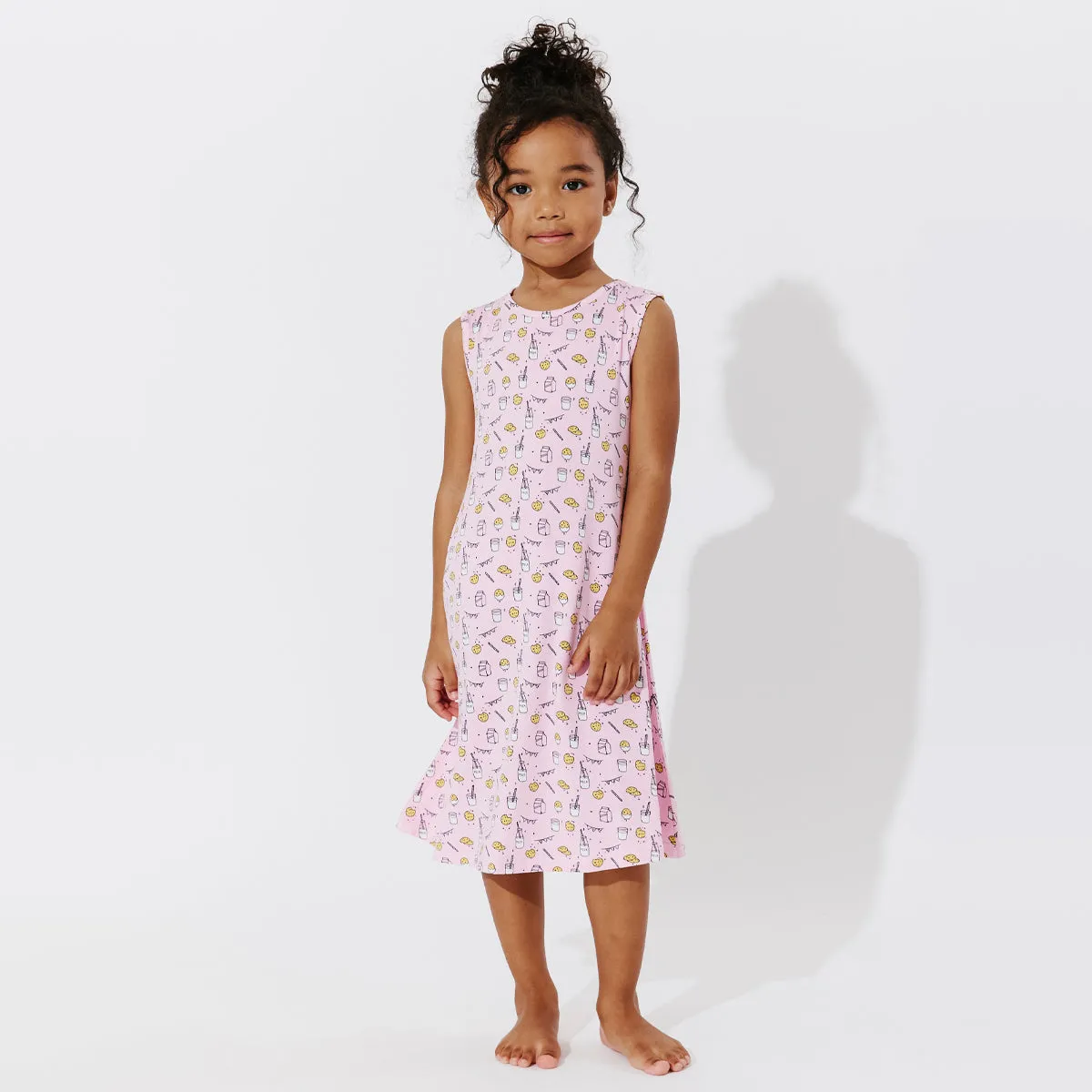 Pink Holiday Wonderland Bundle - Girls' Bamboo Dresses