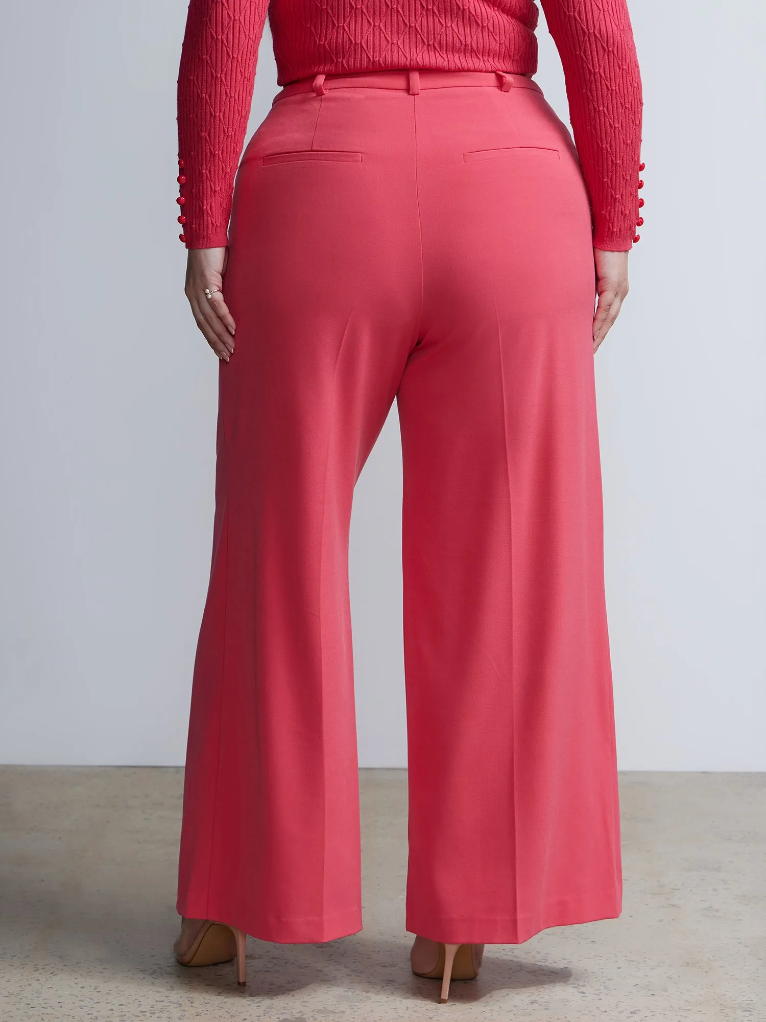 Plus Wide Leg Coin Pocket Pant