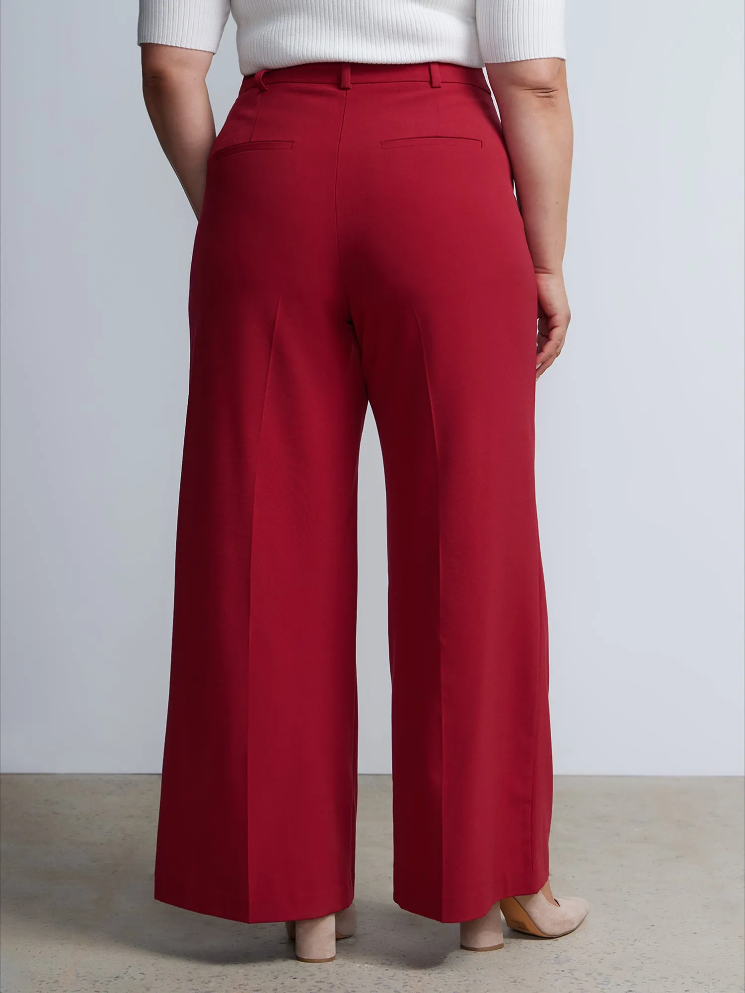 Plus Wide Leg Coin Pocket Pant