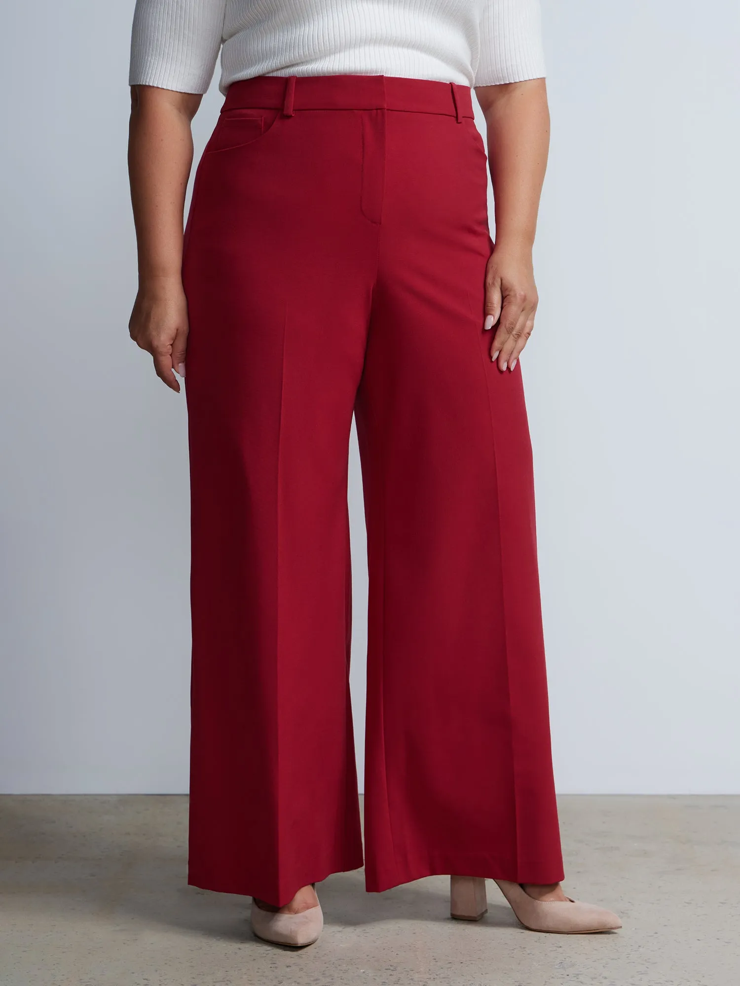 Plus Wide Leg Coin Pocket Pant