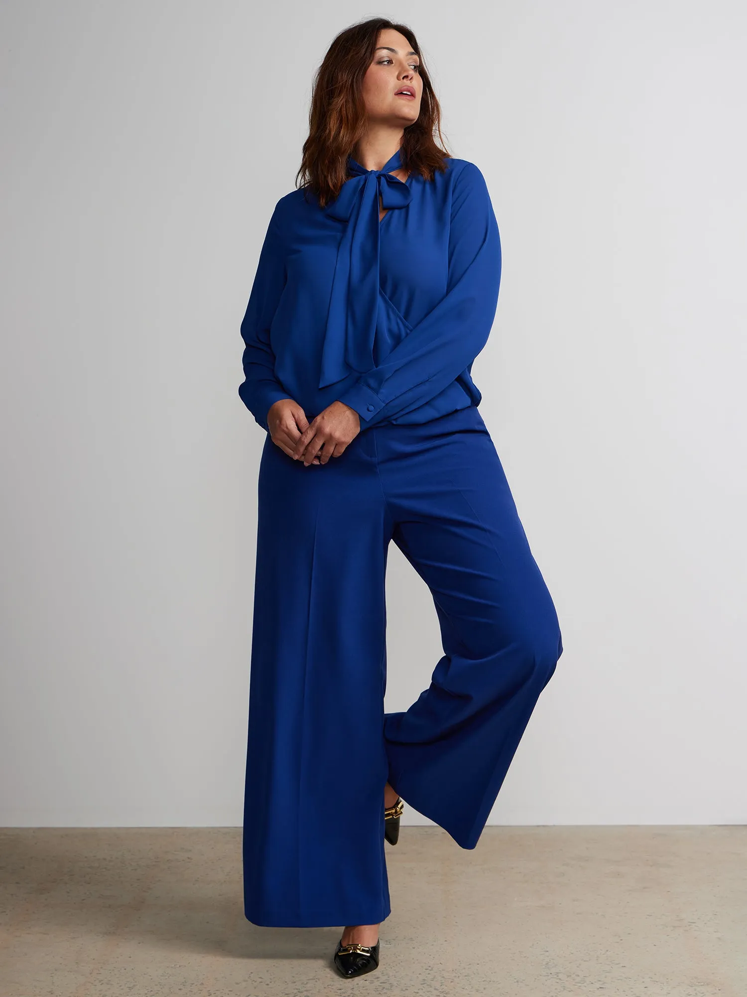 Plus Wide Leg Coin Pocket Pant