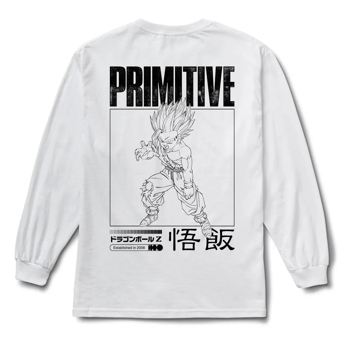 Primitive x Dragon Ball Z Vengeance LS Tee, White