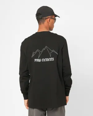 Pyra Rugged Long Sleeve T-Shirt Black/White