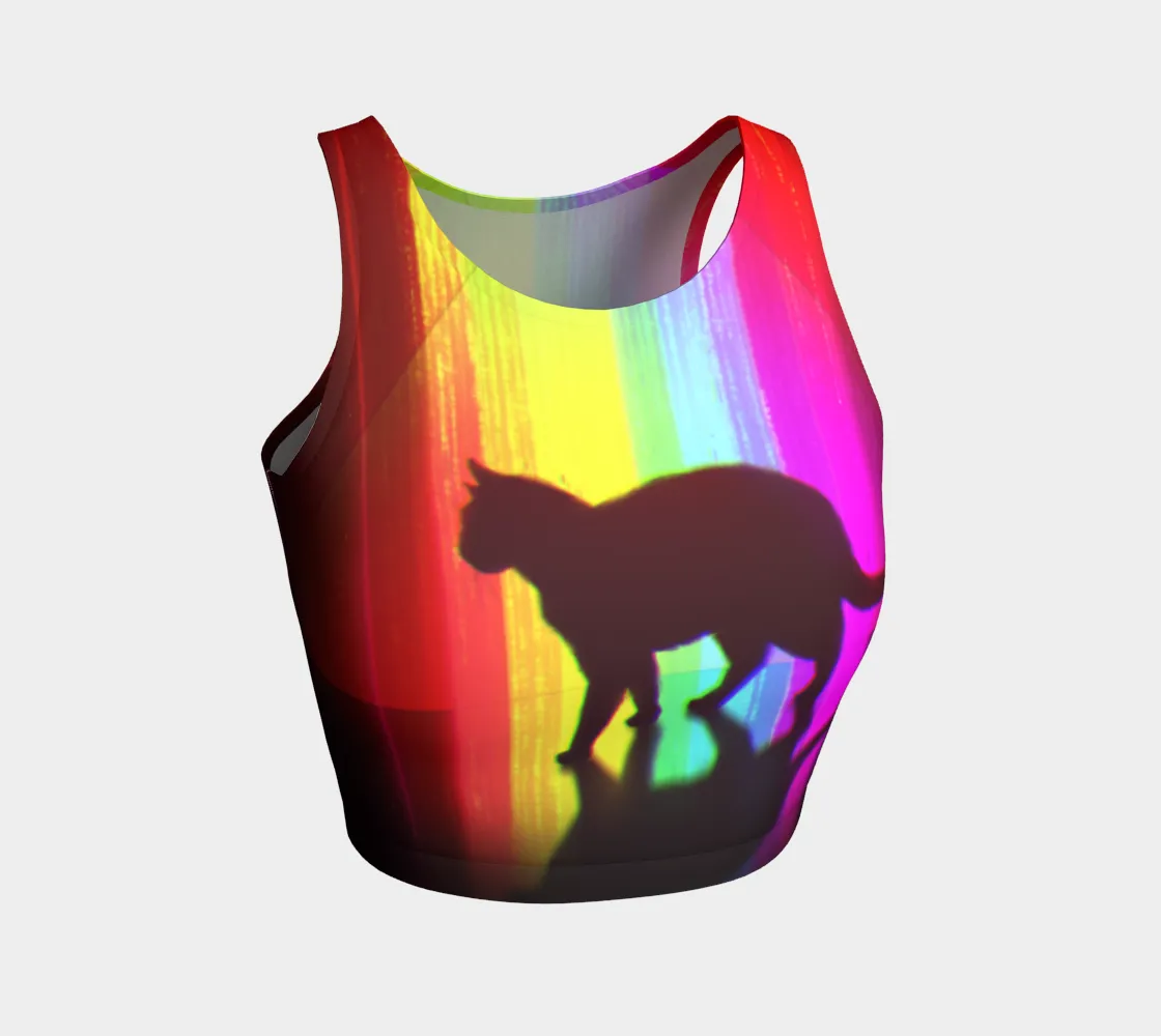 Rainbow Kitty Crop Top | Phazed