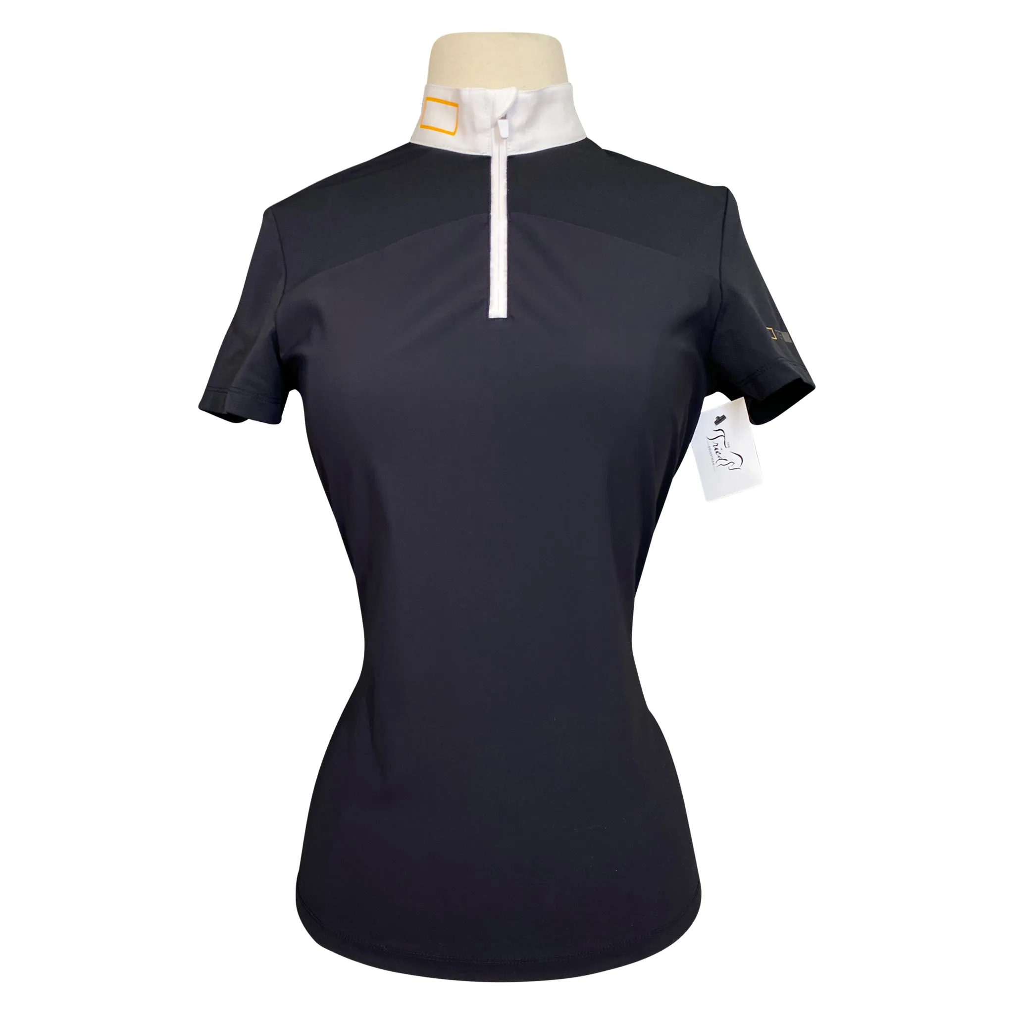 Rider's Gene Competition Polo in Navy / White - Women's XS