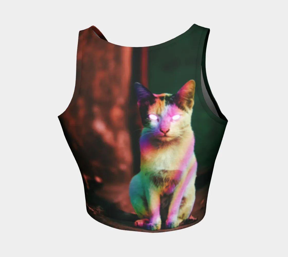 sci fi kitty crop top | Hubert S